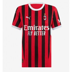 Billiga AC Milan Alvaro Morata #7 Hemmatröja Dam 2024-25 Kortärmad